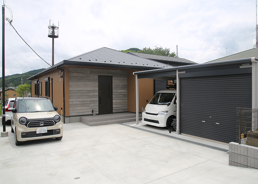 美都住販　mitohouse　注文住宅　新築　お客様の声　平屋　ペット　暮らし　ドッグラン